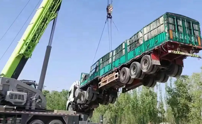 绛县道路脱困救援案例